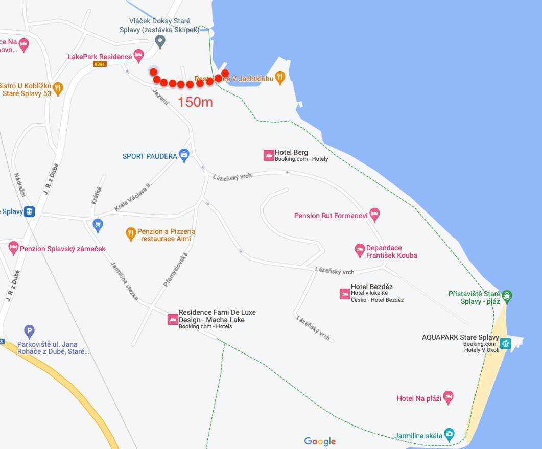 Jezerni Apartman S Terasou A Saunou V Lakepark Residence 도크시 외부 사진